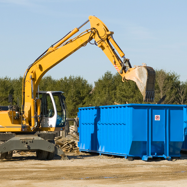 can i rent a residential dumpster for a construction project in Waterloo WI